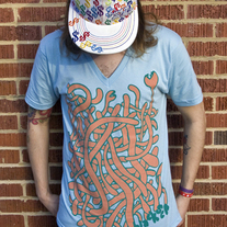 Worms! Everywhere! V-Neck!