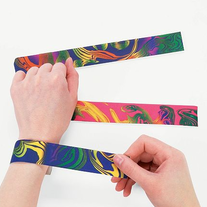 Tie-Dyed Slap Wrist Bands