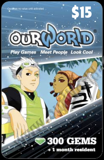 ourworld card pin number