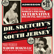 Dr. Sketchy South Jersey Jazz Fest Promo