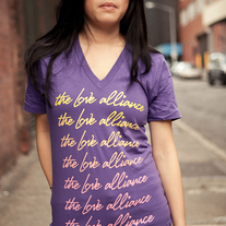 Purple Logo V-Neck