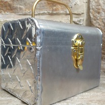 Large Rounded Top Metal Purse