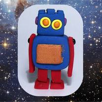 Chugalong handmade robot - Free Shipping