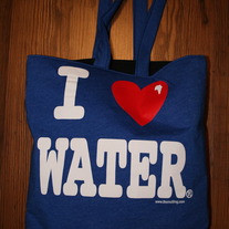 I <3 WATER MARKET BAG