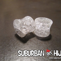 Cracked Quartz Saddle Plug