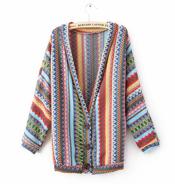 boho oversized cardigan