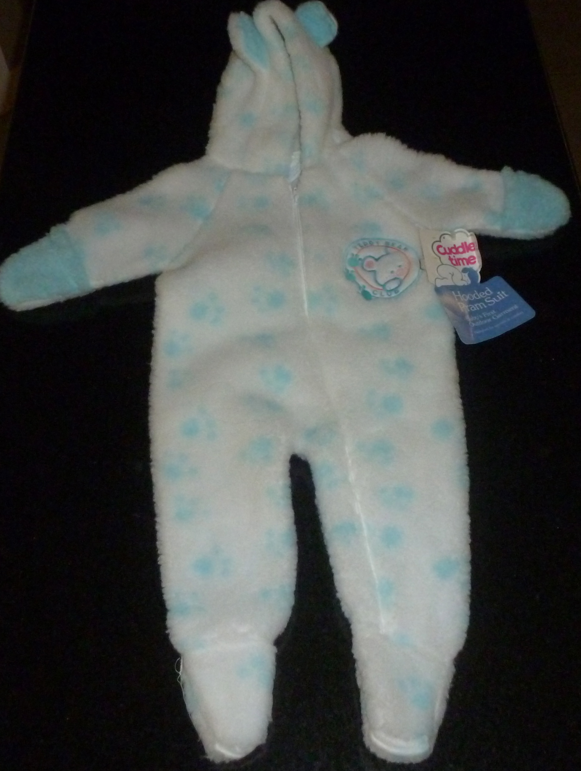 hooded pram suit