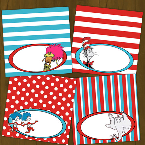 Free Printable Dr Seuss Food Labels