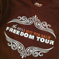 Official "Not For Sale" Freedom Tour Shirt