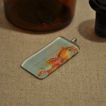 Vintage collector card pendant (Scorpaenidae)