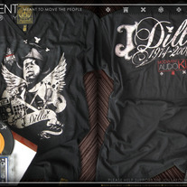 J Dilla MOOVMENT ® Tee Black (Audio Kings Collection)