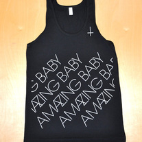 T-Shirt - Stacked/Titled Logo and Cross