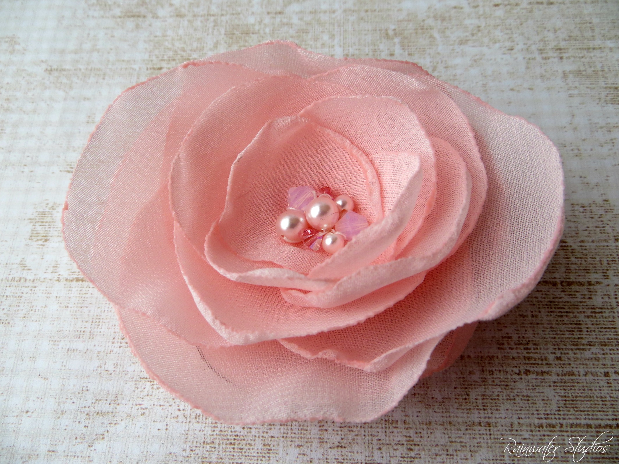 Wedding Hair Flower Ballerina Pink Hair Flower Clips Shoe Clips