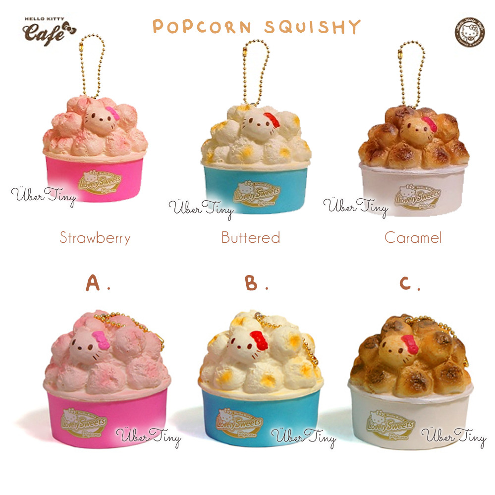 Hello Kitty Popcorn Squishy Lovely Sweets Cafe Licensed Uber Tiny Online Store Powered By Storenvy