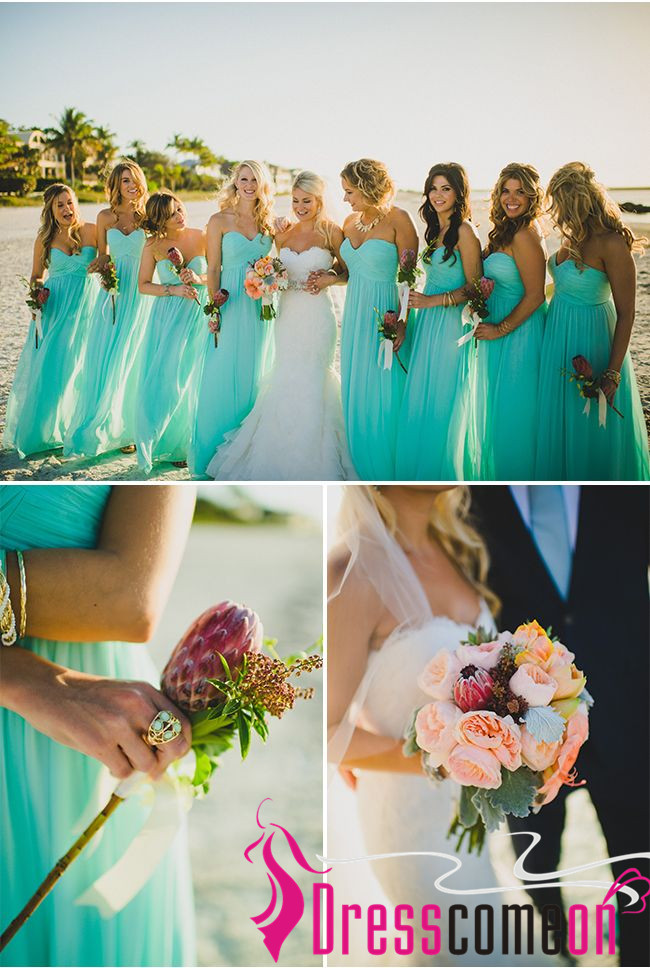 summer beach bridesmaid dresses