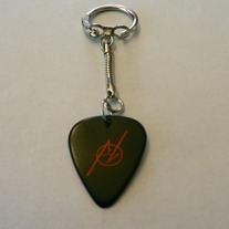 Guitar Pick Keychain