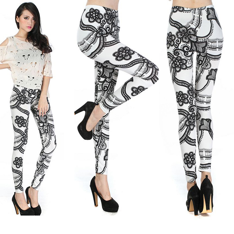 floral printed jeggings