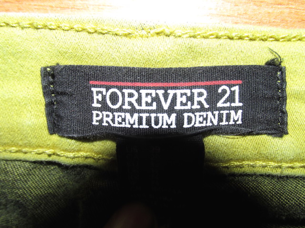 what is a size 8 in forever 21 jeans