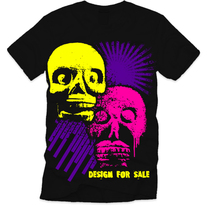 Retro Skull Burst