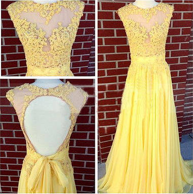 yellow prom dresses 2018