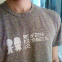 Not Intended for Commercial Use T-shirt