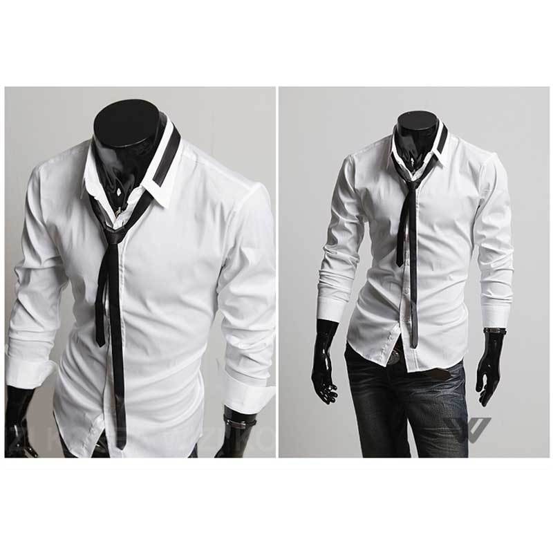 Stylish Slim Fit With Tie Dress SHIRT on Storenvy
