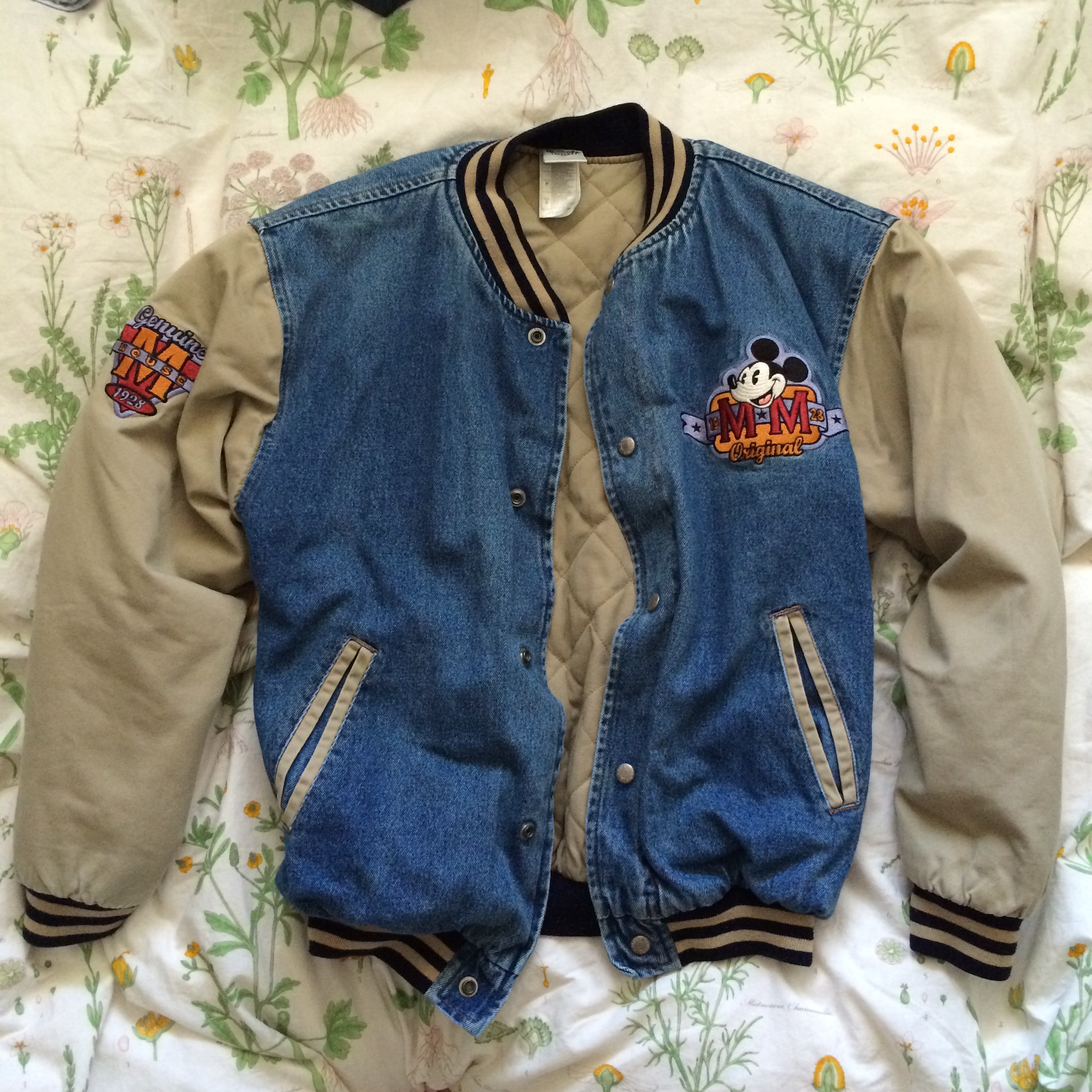 disney denim varsity jacket