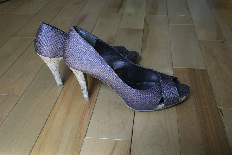 Sam & Libby Purple Open Toe Pumps on Storenvy