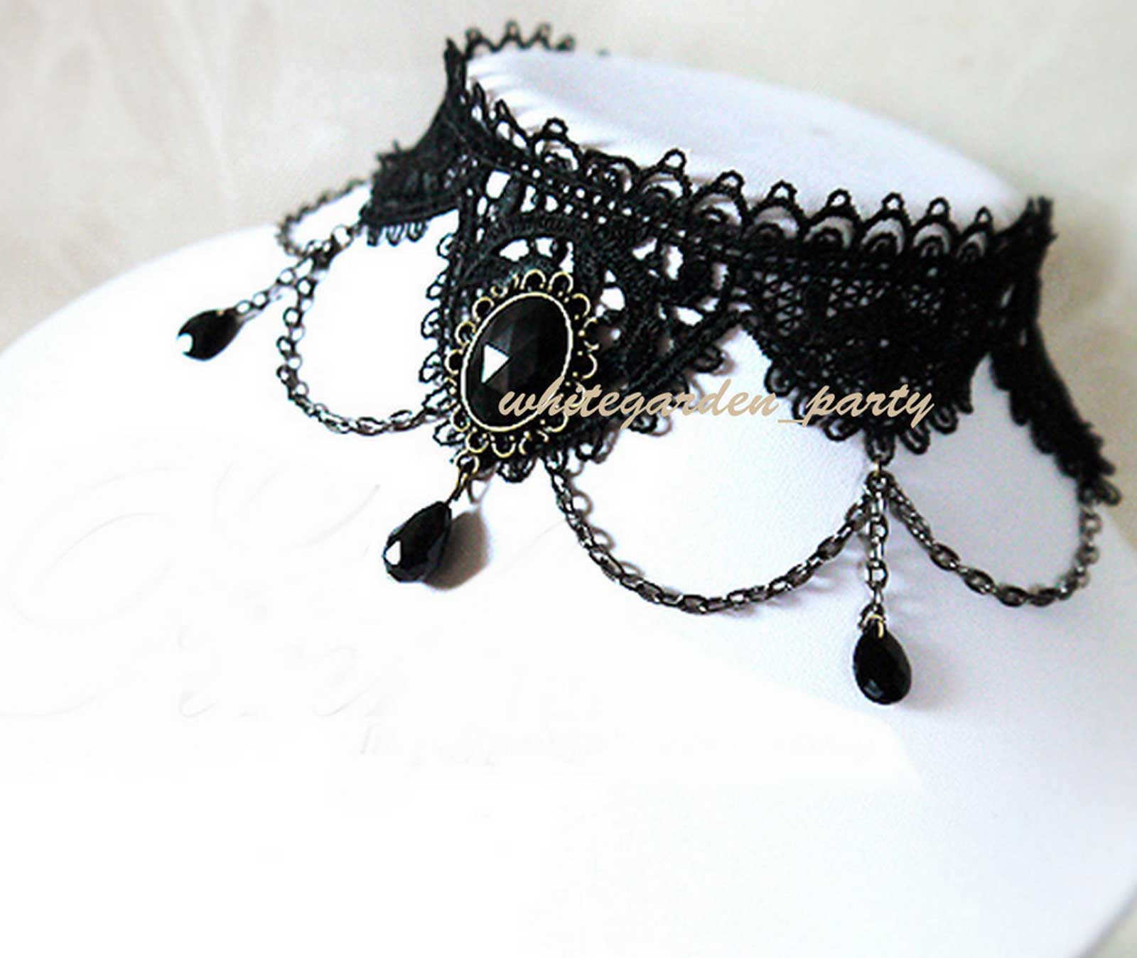 black gothic choker