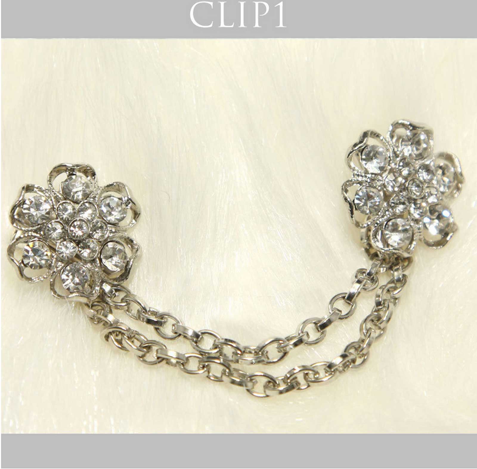 Rhinestone Crystal Bridal Wedding Dress Wedding Hair Brooch