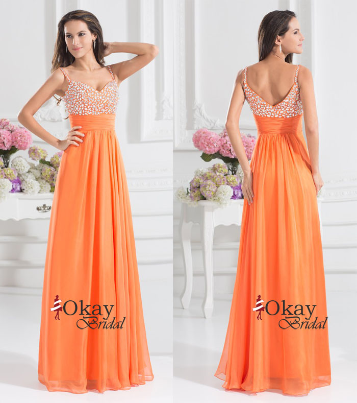 cheap orange dresses