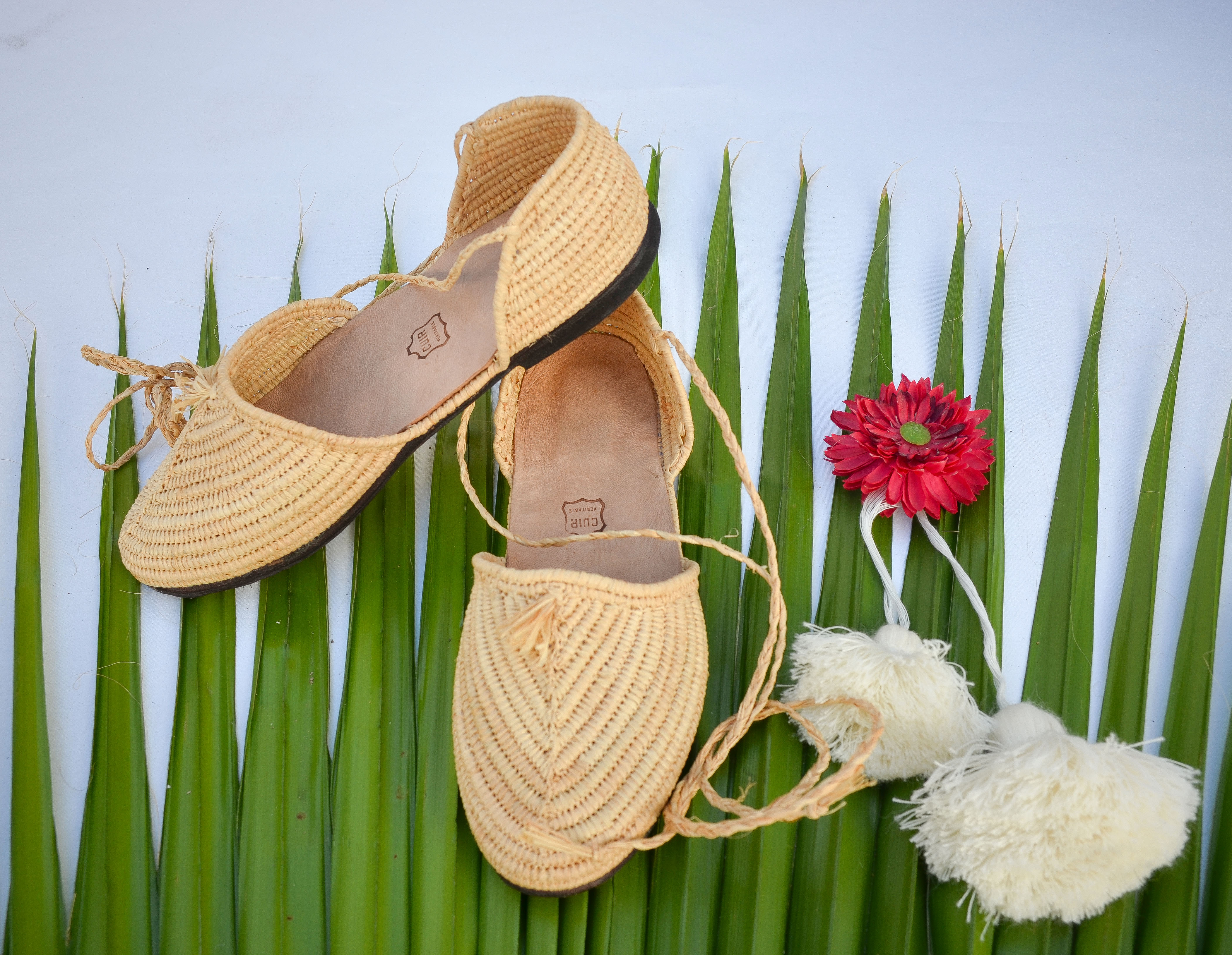 raffia flats