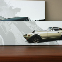 240z Fairlady - small canvas print