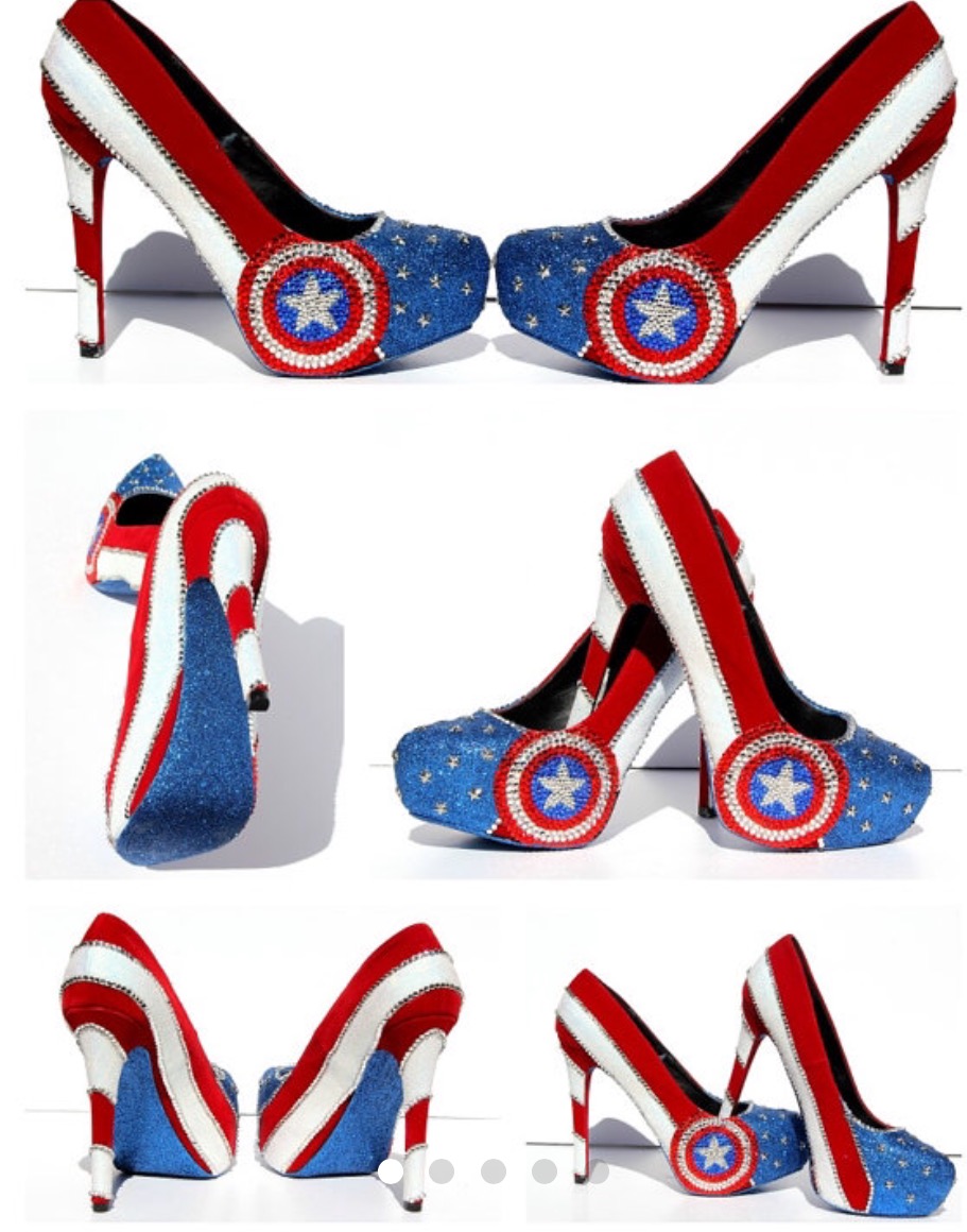 Captain america high heels Clearance