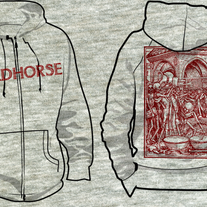 "Skeleton" Hoodie - Heather Gray