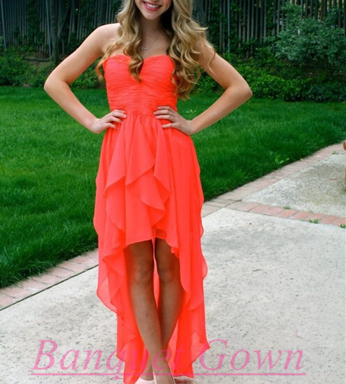 Coral Homecoming Dresses