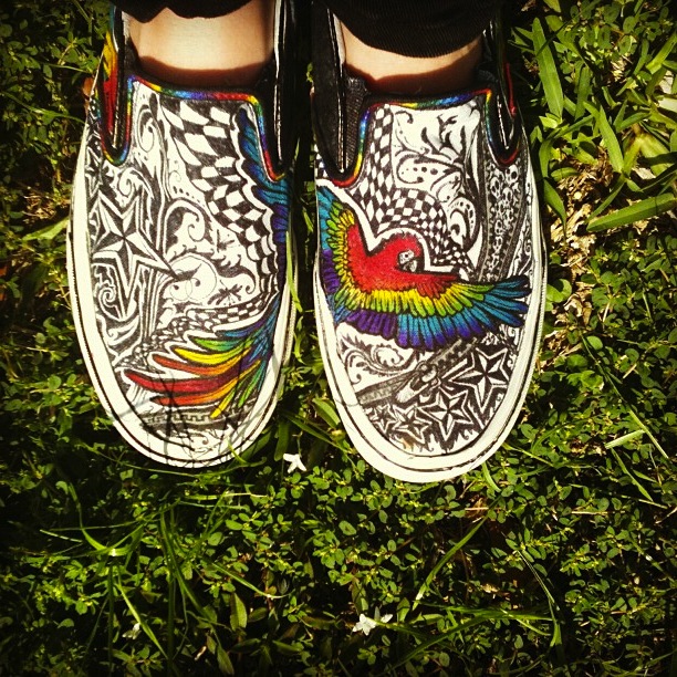 custom art shoes