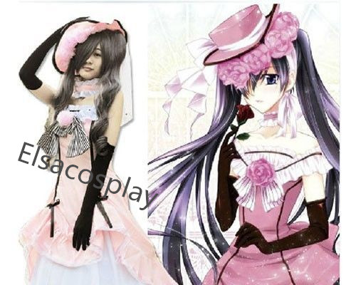 black butler pink dress