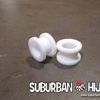 *NEW* White Acrylic Screw Fit Tunnels
