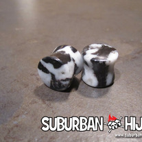 *NEW* White Pyrite Quartz Saddle Plug
