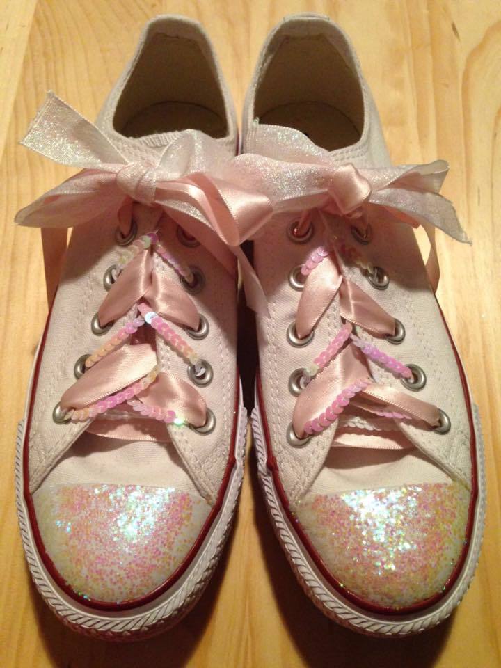 converse ballet pink