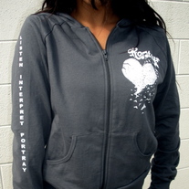 Heart Apart Zip-Up (Womens)
