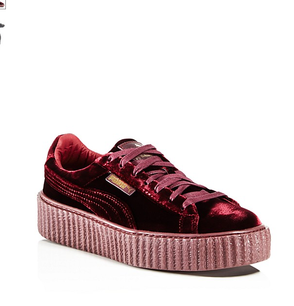 Fenty Puma X Rihanna Velvet Creeper Platform Sneakers New With Box Rillest Online Store Powered By Storenvy