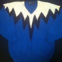 The Very Blue Sweater