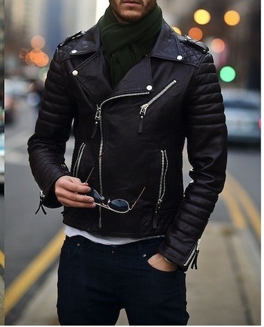leather jacket xs mens