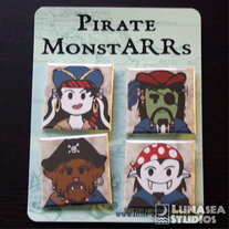 Pirate Button Set