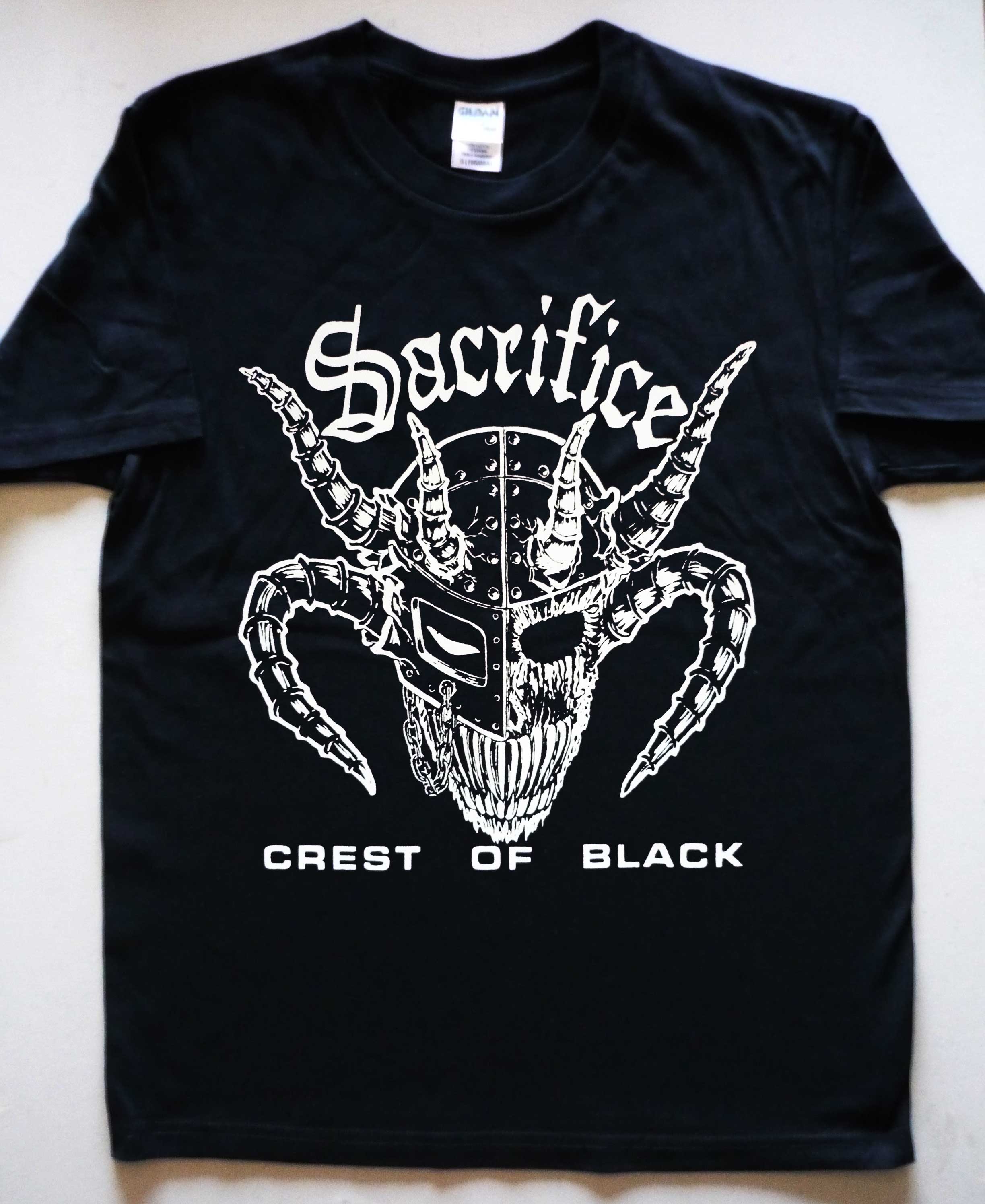 SACRIFICE Crest of Black Tshirt on Storenvy