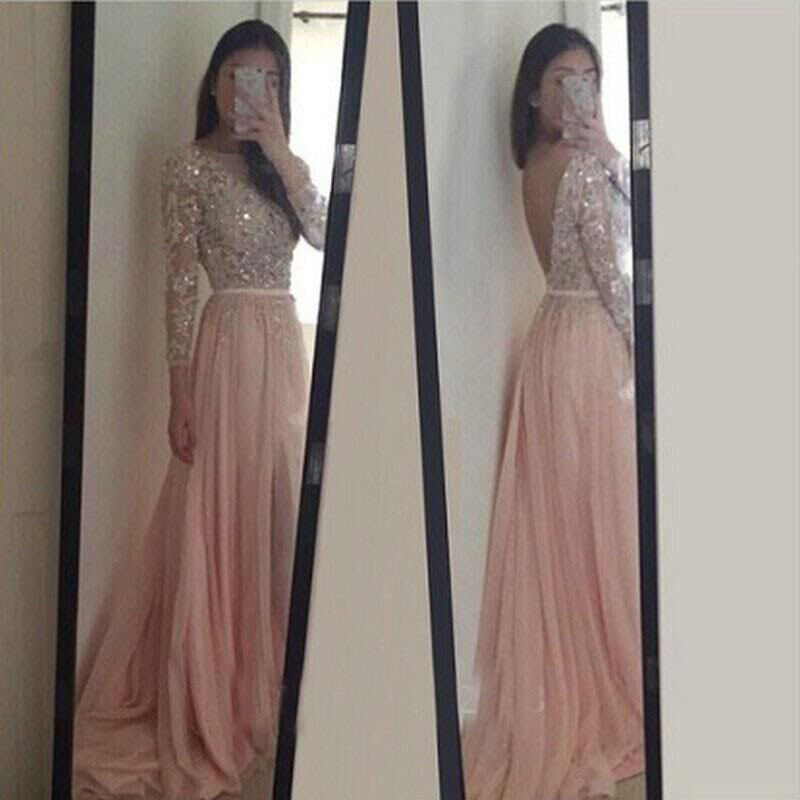 blush formal dresses long