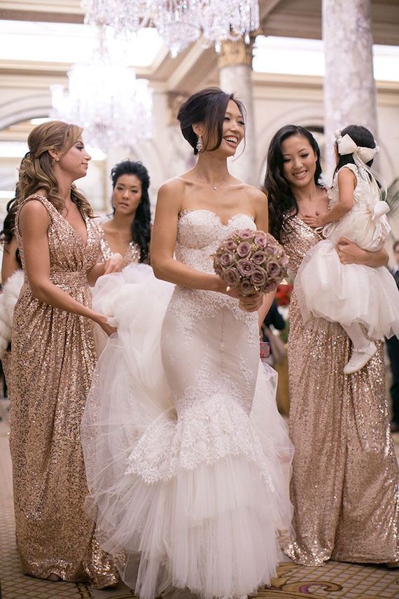 Sequin Bridesmaid Dresses