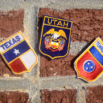 Name that State Vintage Patch Emblems